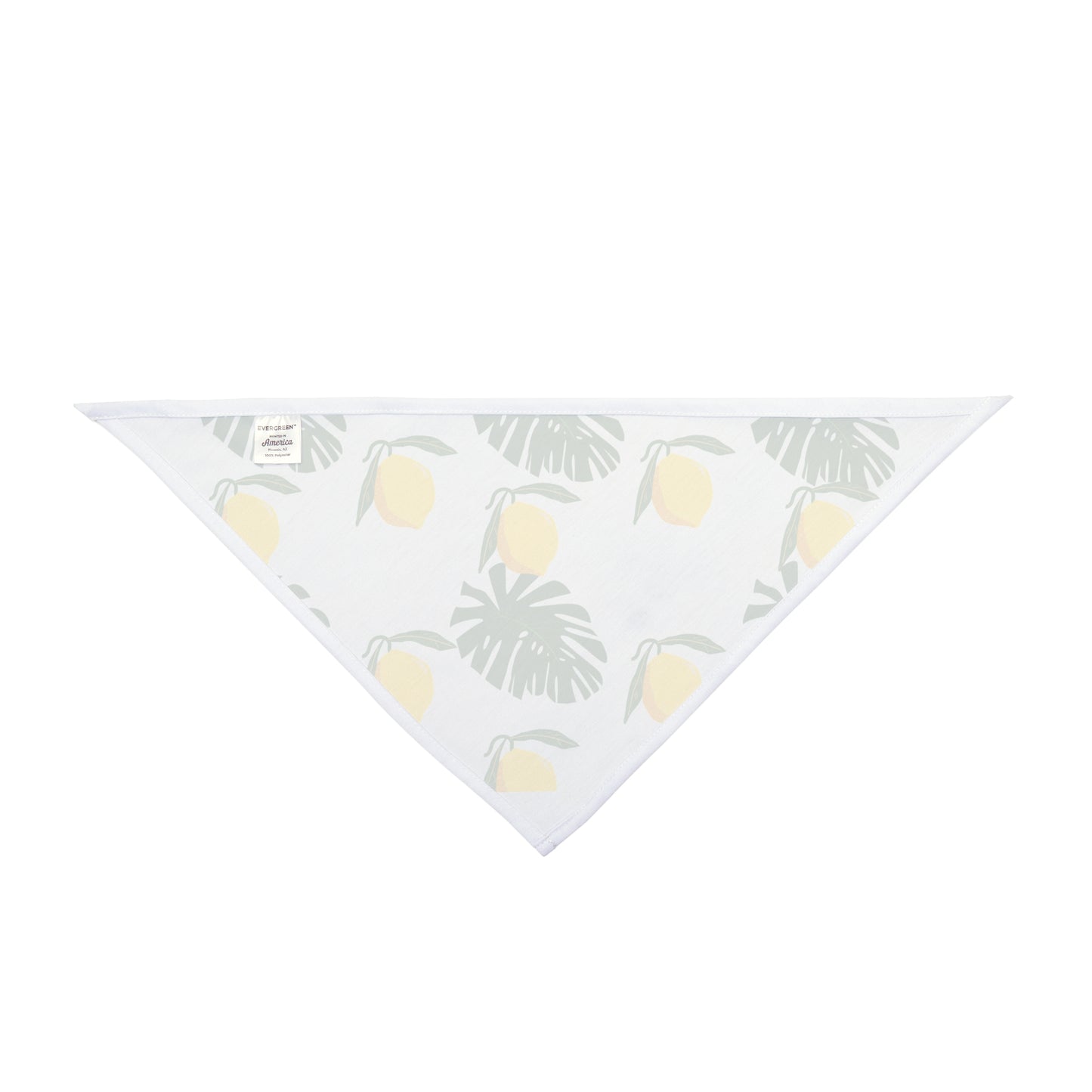 Summer Lemon Large Pet Bandana