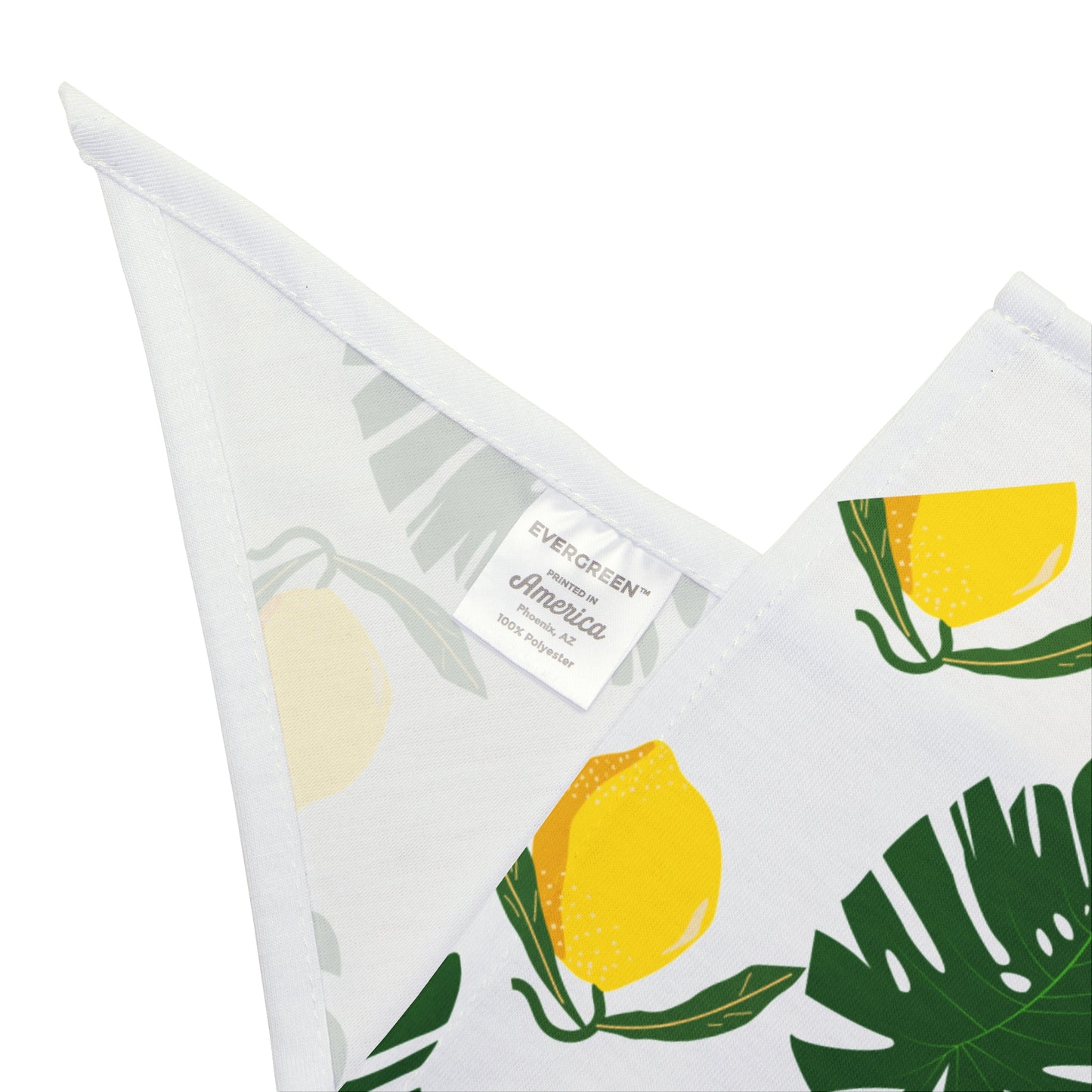 Summer Lemon Large Pet Bandana