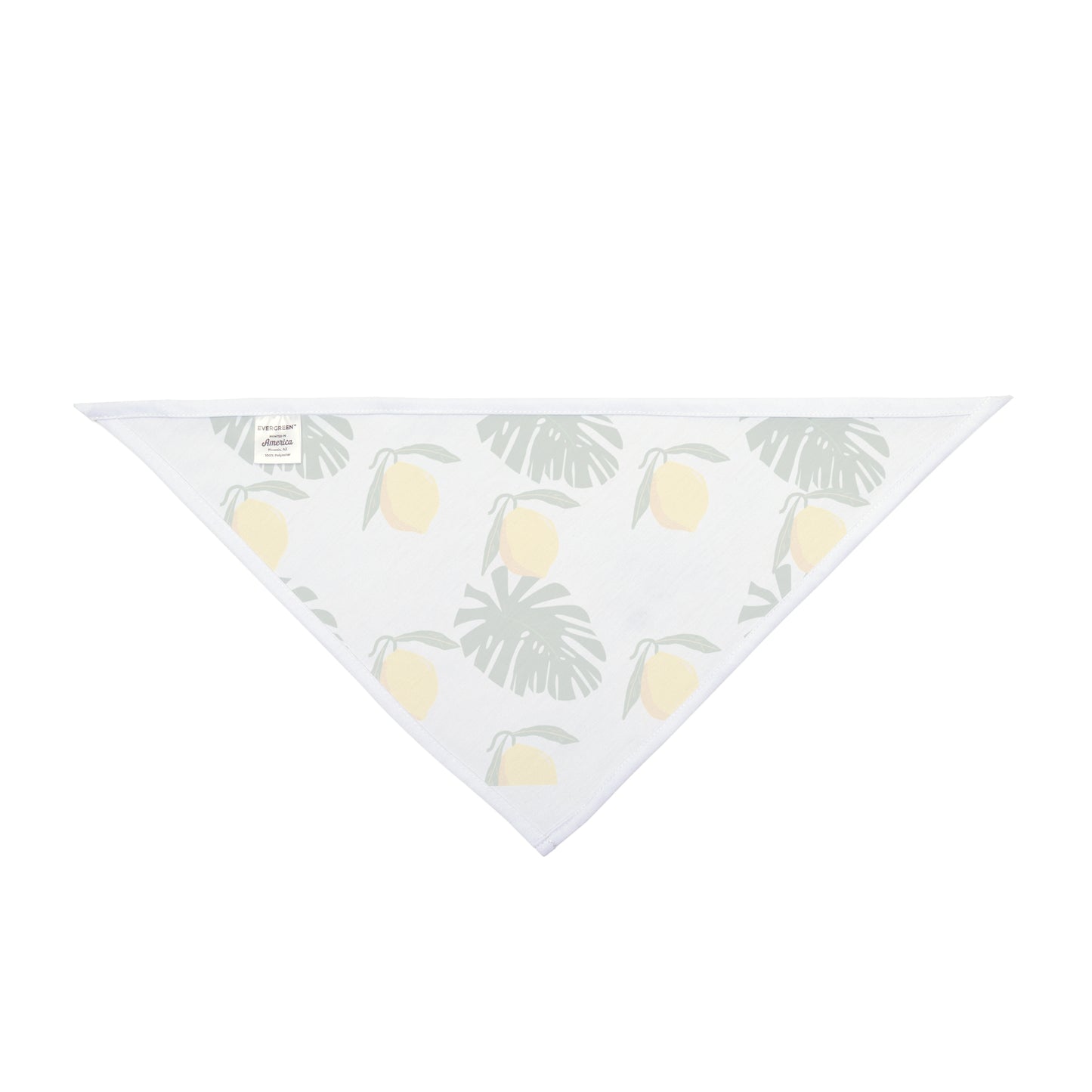 Summer Lemon Large Pet Bandana