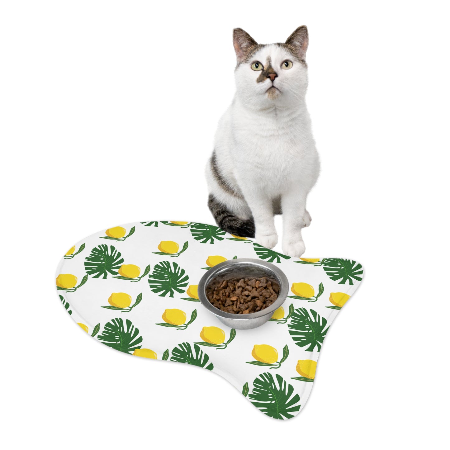 Summer Lemon Pet Feeding Mats