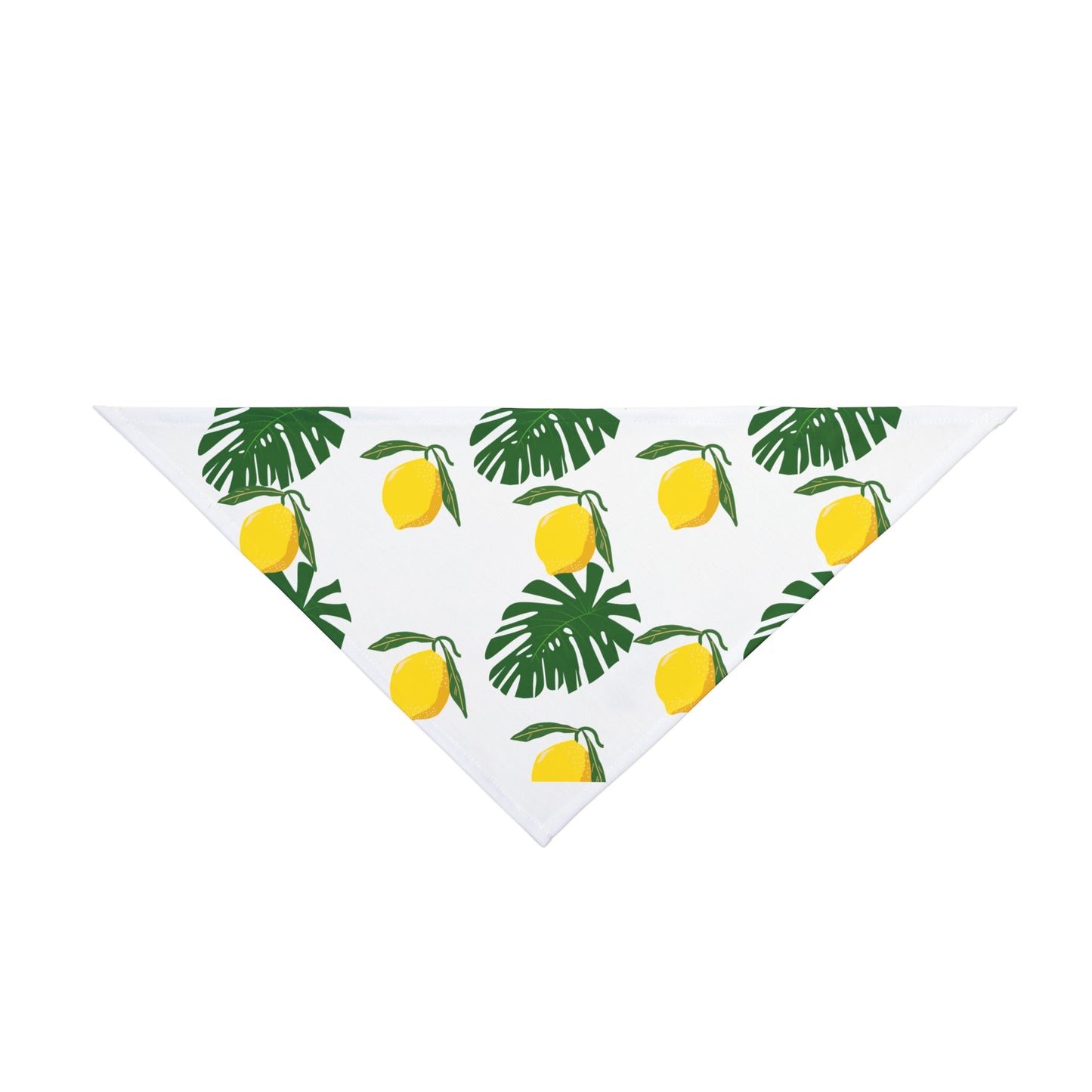 Summer Lemon Large Pet Bandana