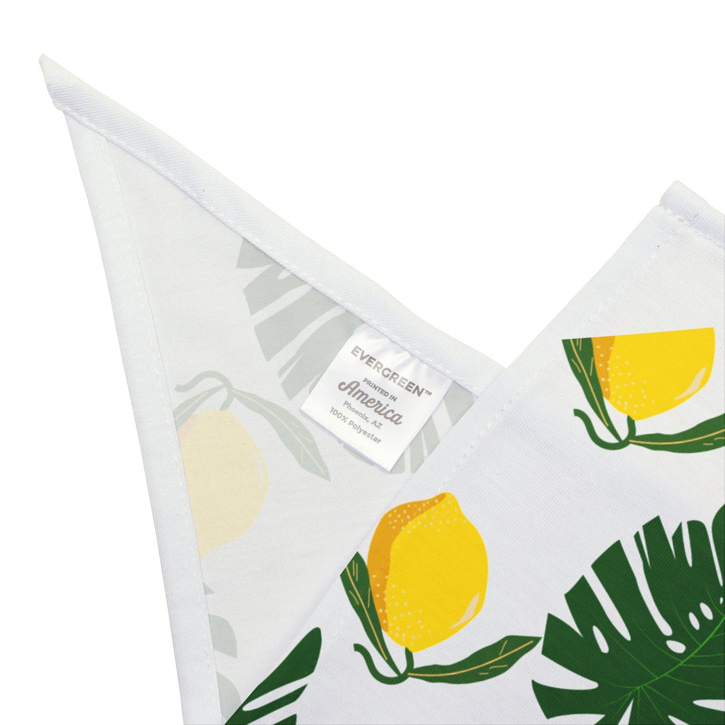 Summer Lemon Large Pet Bandana