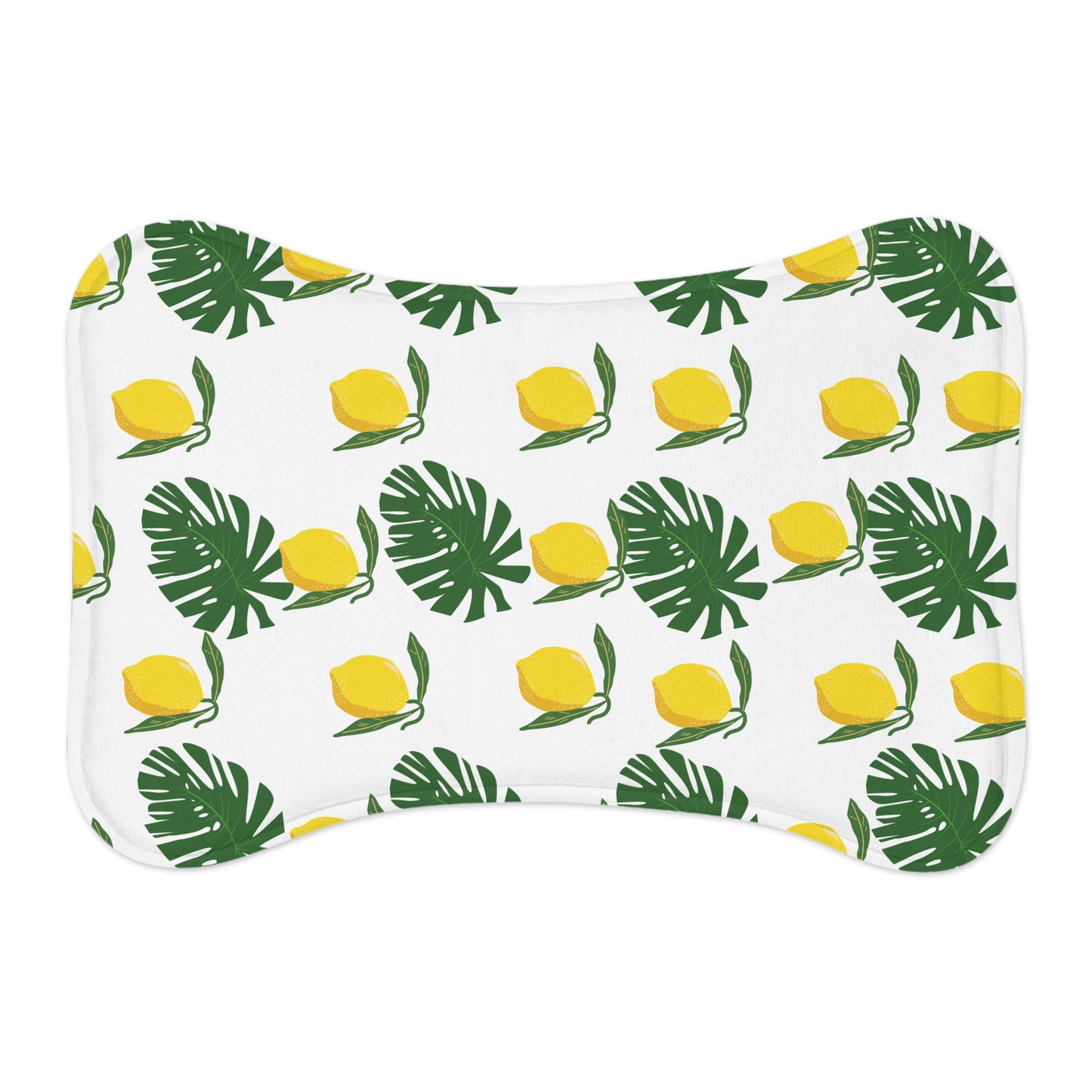 Summer Lemon Pet Feeding Mats