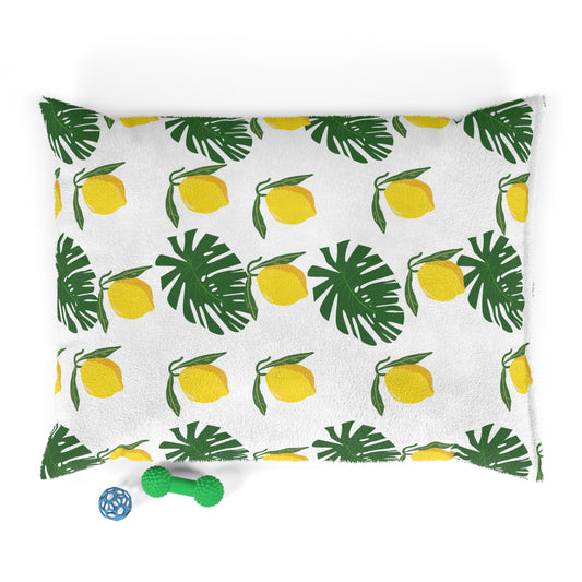 Summer Lemon Pet Bed