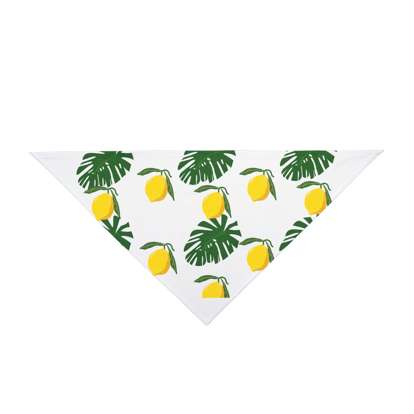 Summer Lemon Large Pet Bandana