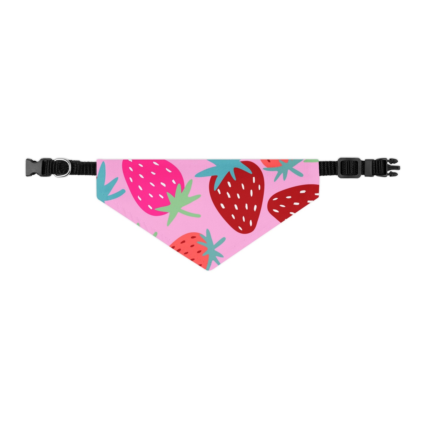 Strawberry Patch Pet Bandana Collar