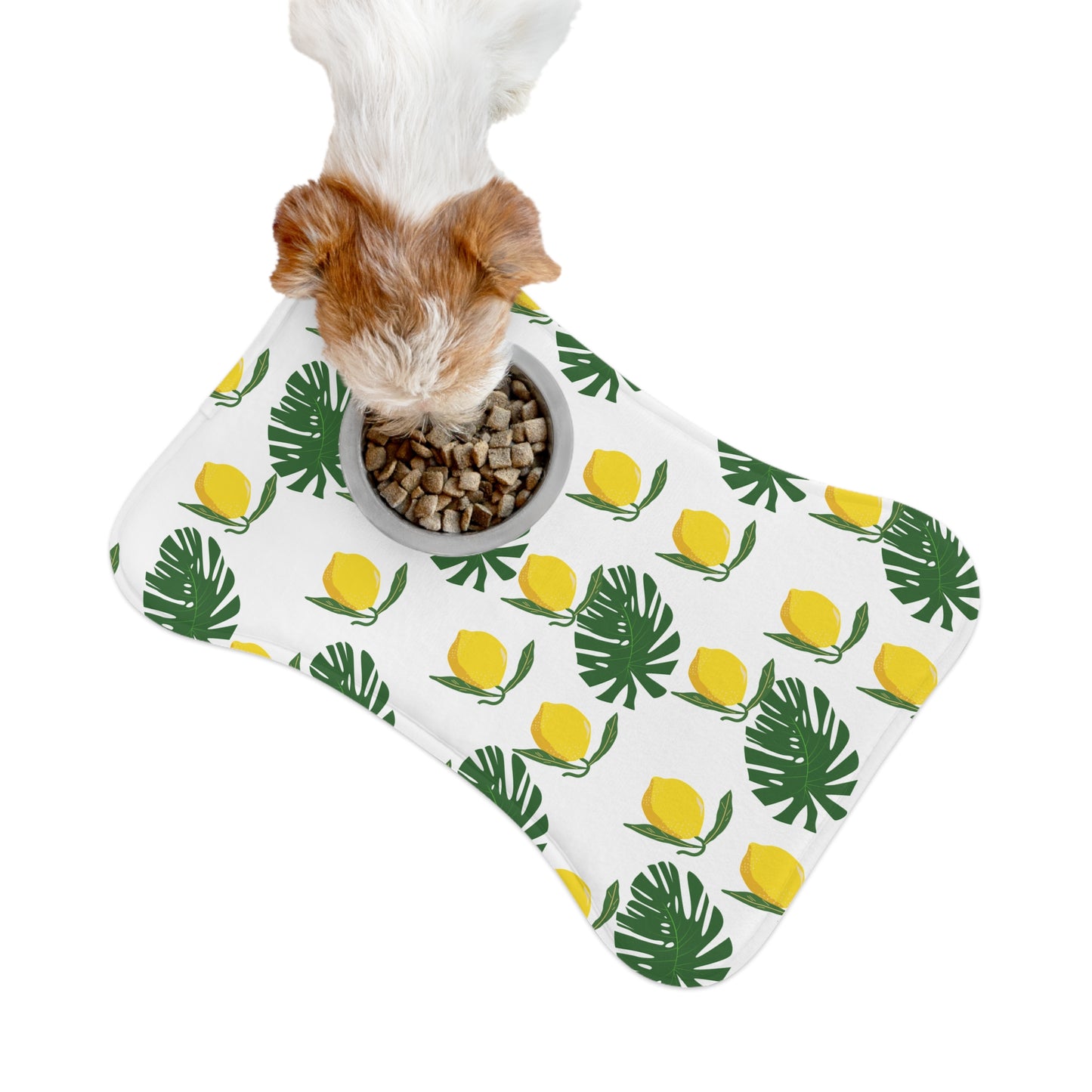 Summer Lemon Pet Feeding Mats