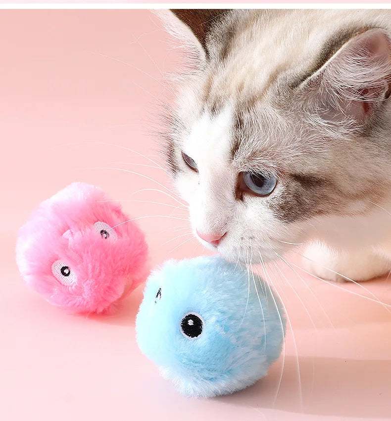 Auto-Rolling Cat Toy